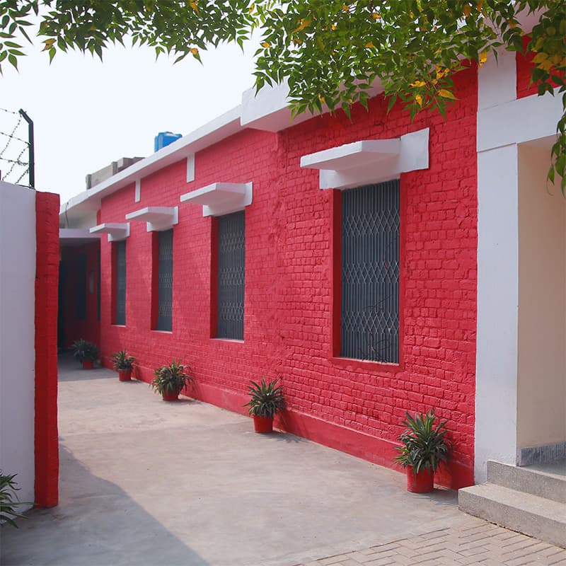 Renovated school building